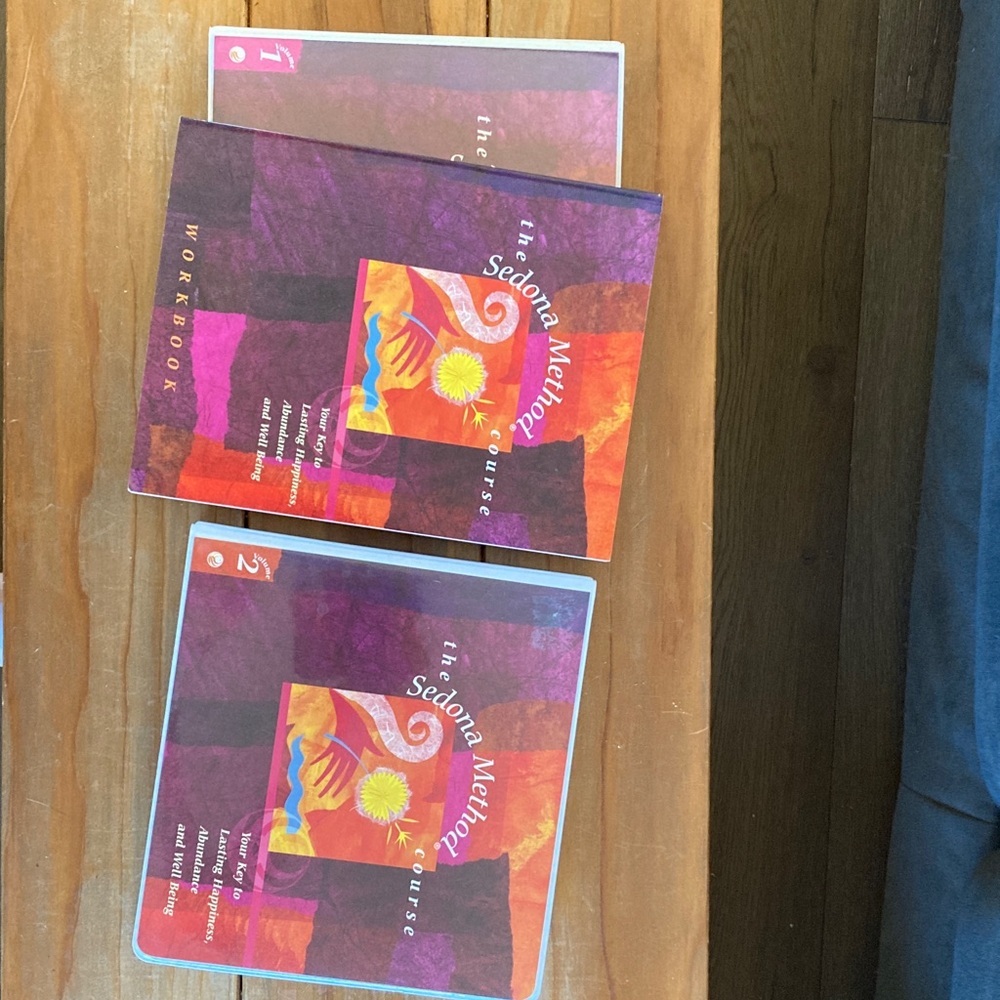 Sedona Method Course Workbook Set - Purple and Orange